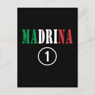Postal Madres divinas italianas: Madrina Numero Uno