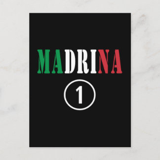Postal Madres divinas italianas: Madrina Numero Uno