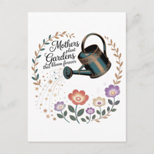Postal Madres Plantan Jardines Que Florecen Por Siempre