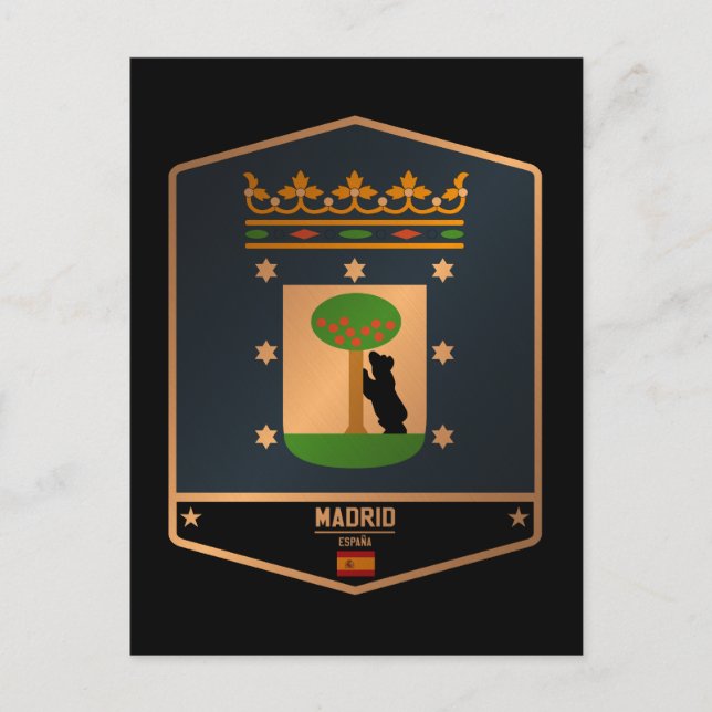 Postal Madrid (Anverso)