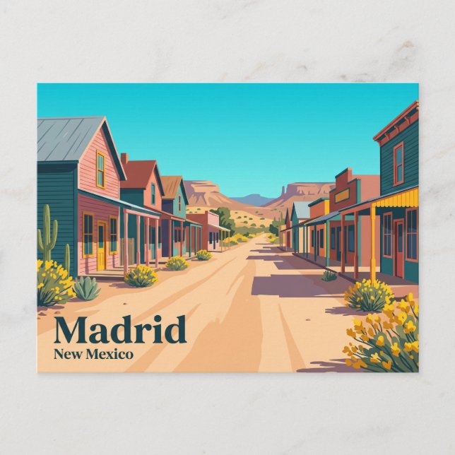 Postal Madrid EE. UU. (Anverso)