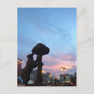 Postal Madrid - El Oso y el Madroño