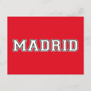 Postal Madrid España