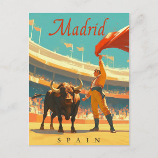 Postal Madrid, España, encanto vintage