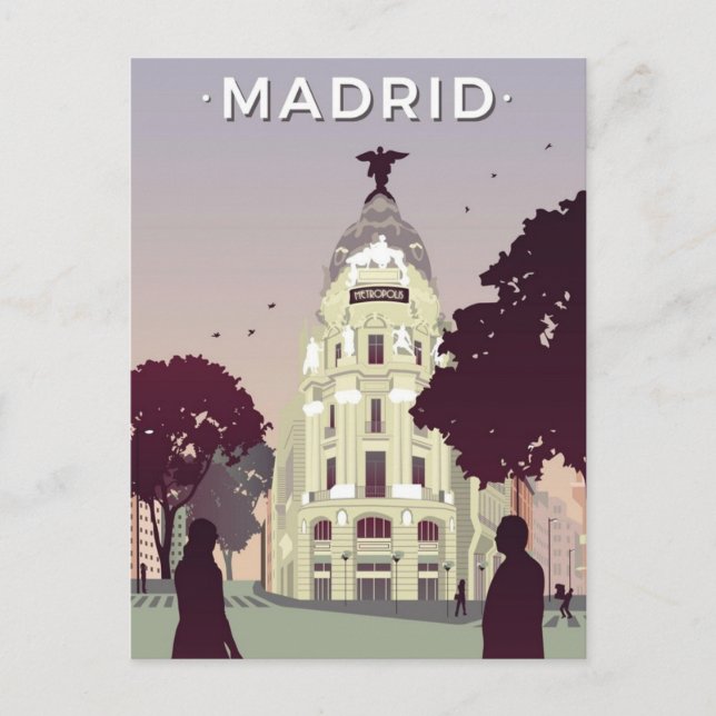 Postal Madrid España España vintage viaje España España (Anverso)