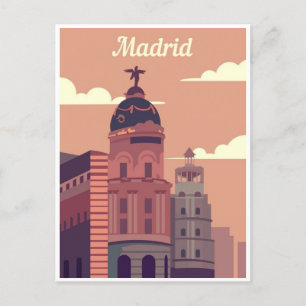 Postal Madrid España España vintage viaje España España
