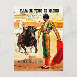 Postal Madrid, Plaza de toros, España, tauromaquia