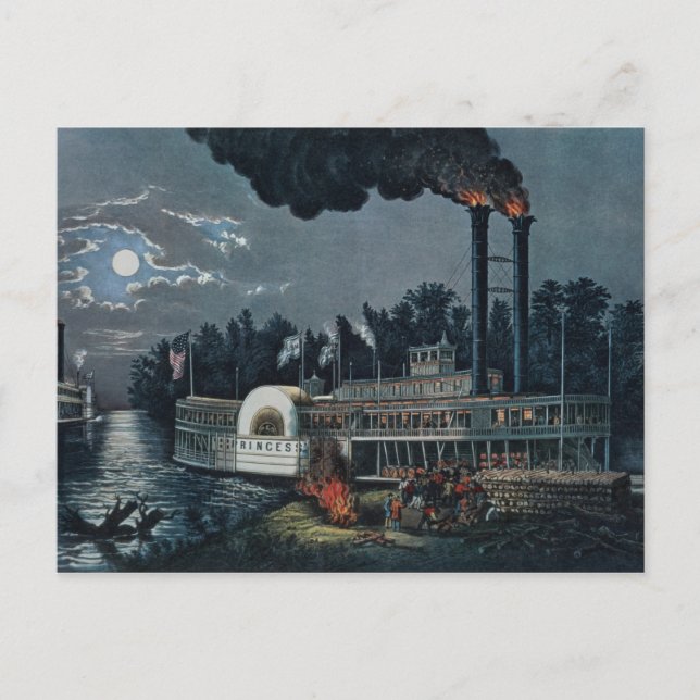 Postal Madurando en el Mississippi (Anverso)