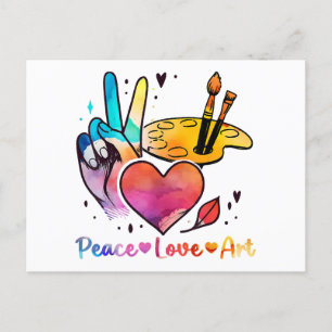 Postal Maestra De Arte Paz Amaba El Arte Por Artistas Y P