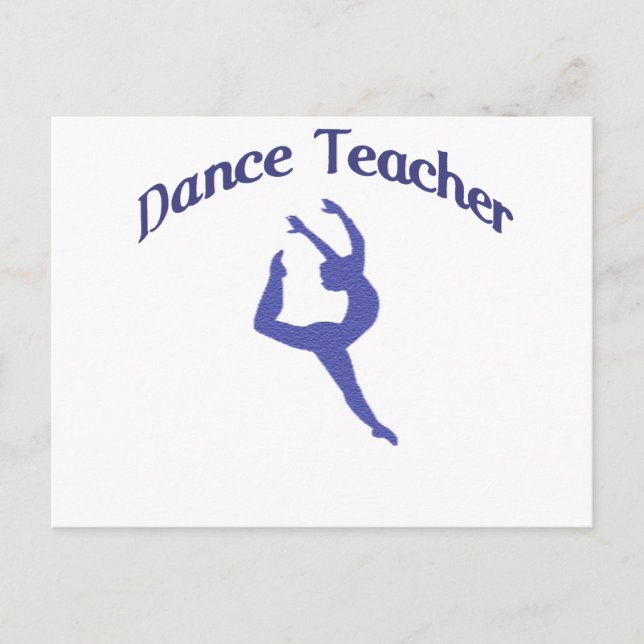 Postal Maestra de danza Jete (Anverso)