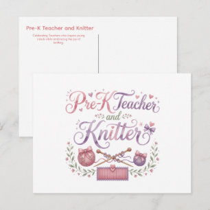 Postal Maestra de Pre-K y Tejedora Maestra