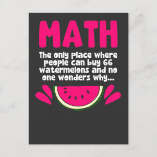 Postal Maestra matemática álgebra Humor científico matemá