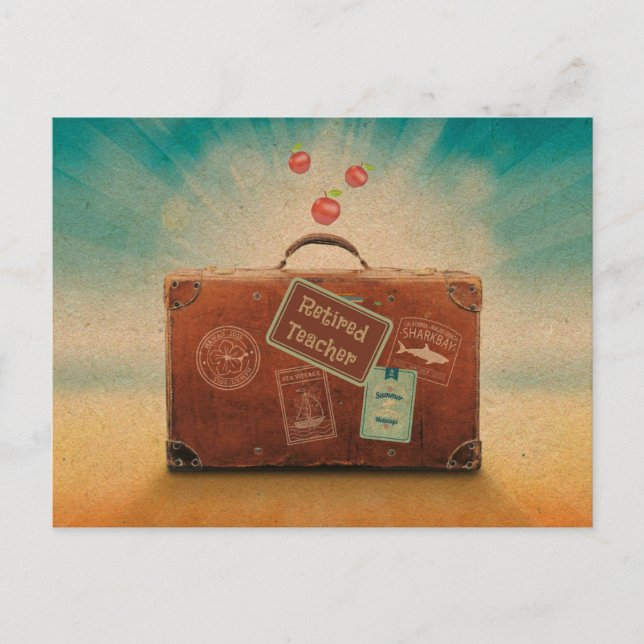 Postal Maestra retirada, más tiempo para viajar (Anverso)