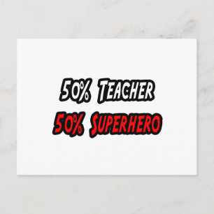 Postal Maestra / Superhéroe