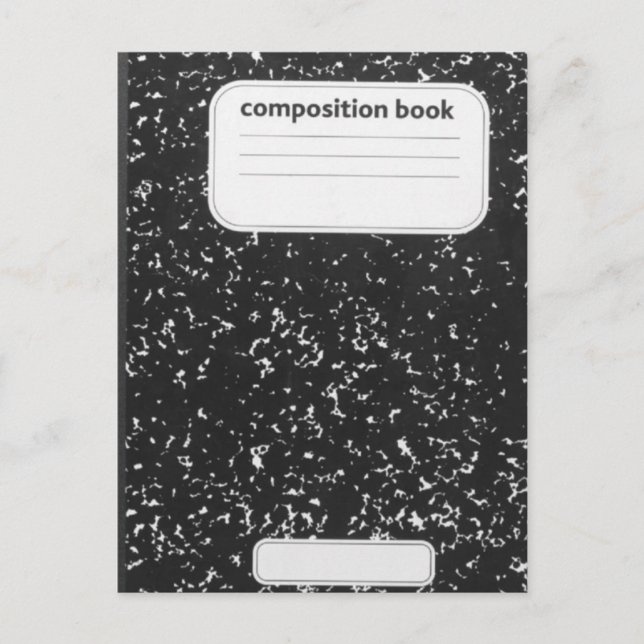 Postal Maestría en libros de composición (Anverso)