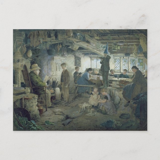 Postal Maestría Escolar Estricta, 1868 (Anverso)