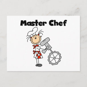 Postal Maestro Chef - Femenino