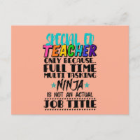 Maestro de Educación Especial Solo Porque Multi Ti