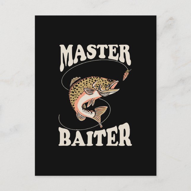 Postal Maestro de la pesca con cebo (Anverso)