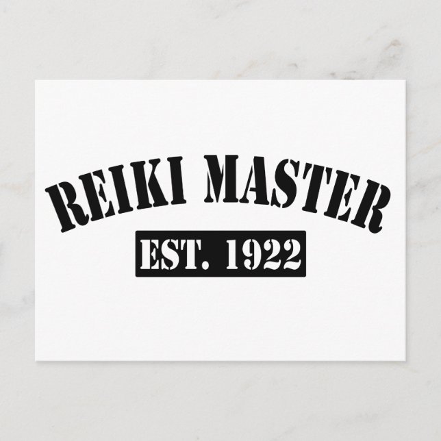 Postal Maestro de Reiki (Anverso)