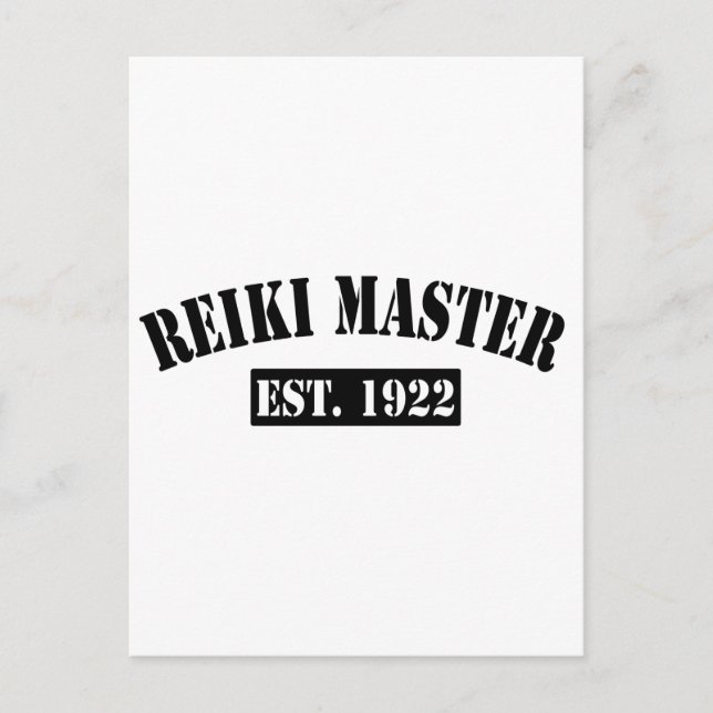 Postal Maestro de Reiki (Anverso)