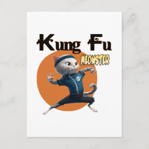 Postal Maestro Kung Fu Meow