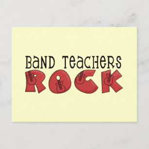 Postal Maestros de banda rompen camisetas y regalos