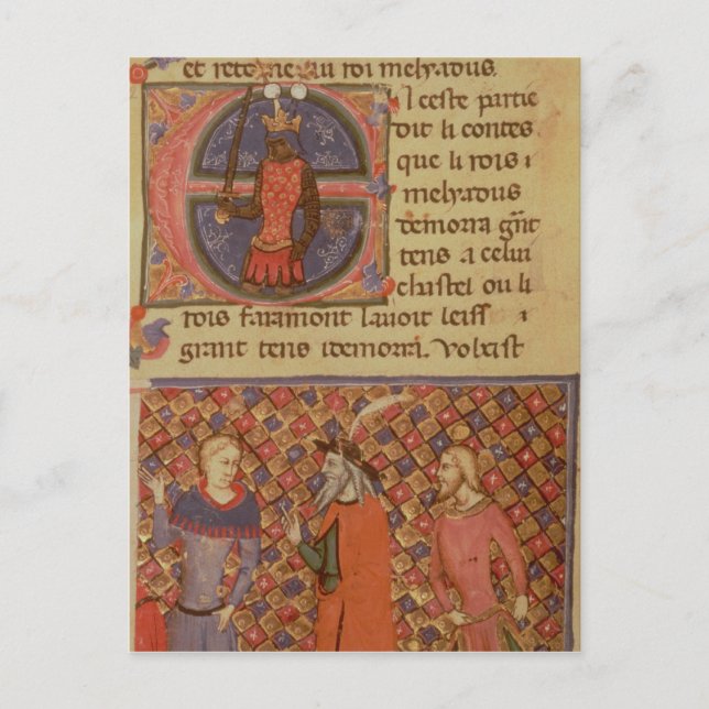 Postal Maestros de Merlin (Anverso)