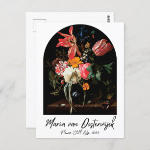 Postal Maestros holandeses: Una vida con flores