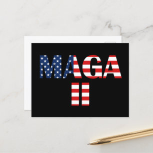 Postal MAGA 2, Bandera Americana