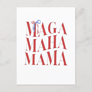 Postal MAGA MAHA Mamá Día de la Madre Haz la salud de Est
