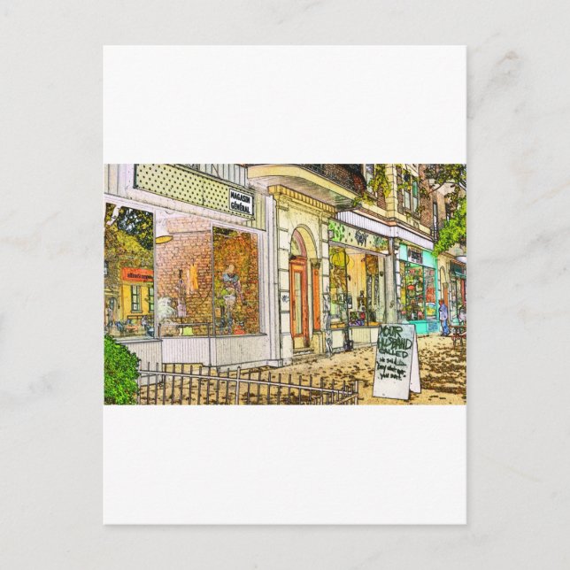 Postal Magasin General en Sherbrooke (Anverso)