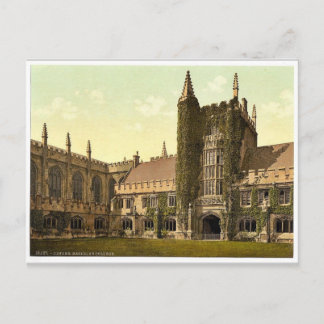 Postal Magdalen College, Torre y claustros de Fundadores,