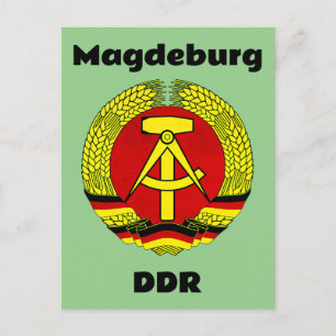 Postal Magdeburg, DDR, Magdeburg, Alemania (Ossi)