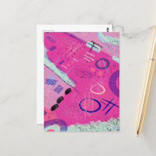 Postal Magenta Joy