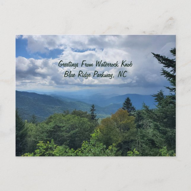 Postal Maggie Valley Blue Ridge Parkway Carolina del Nort (Anverso)