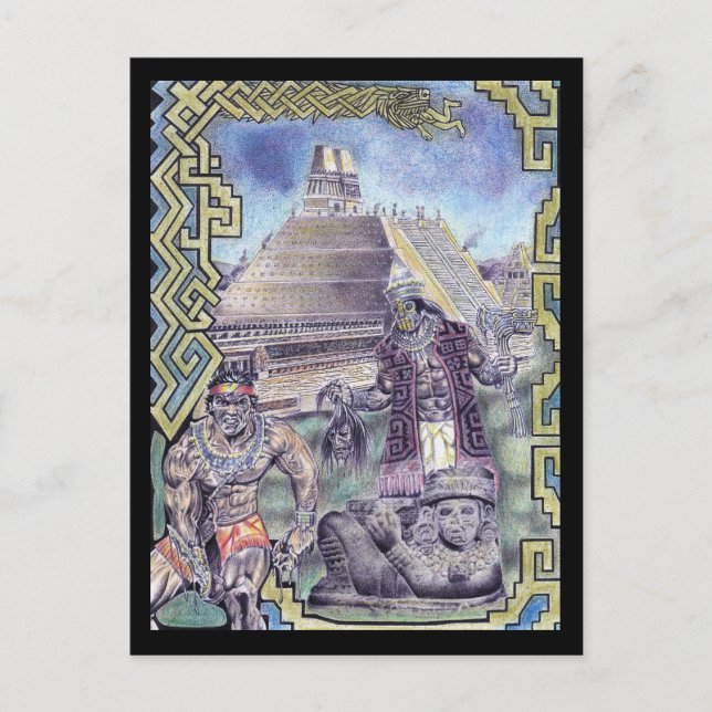 Postal Magia azteca (Anverso)