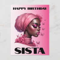 Magia de Chica Negra Cumpleaños Hermana Mujer Mela