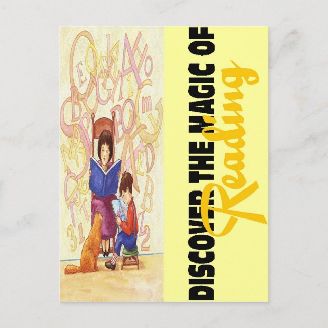 Postal Magia de la lectura (Anverso)