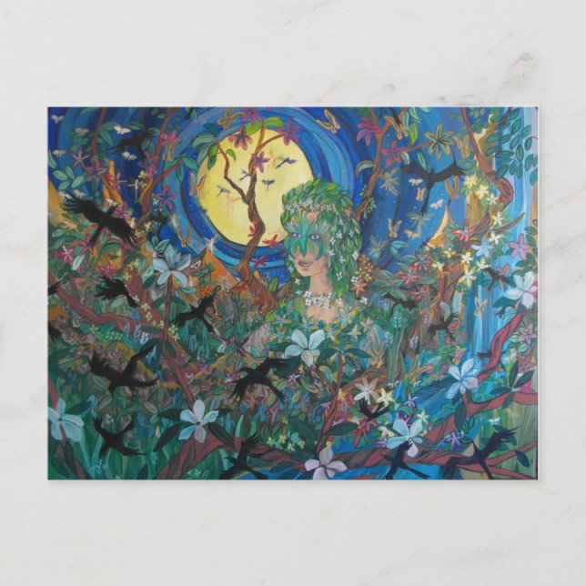 Postal Magia de la Postcard de Woods (Anverso)