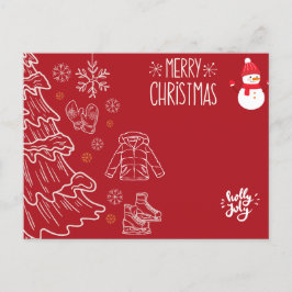 Postal Magia de navidades: Joyful Cards con motivos de va