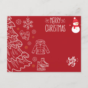 Postal Magia de navidades: Joyful Cards con motivos de va