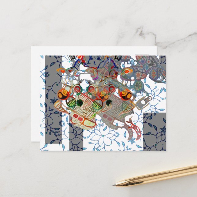 Postal Magia del gris (Anverso/Reverso In Situ)