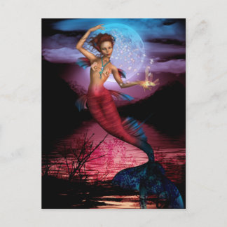 Postal Magia Moon de Sirena