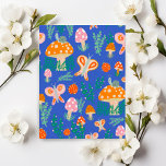 Postal Magia Mushrooms Cute Butterflies Sniceps Ladybugs<br><div class="desc">Espero que te guste este encantador diseño. Añade tu propio texto al frente o al reverso. Revisa mi tienda para más artículos a juego como pegatinas,  tazas,  toallas,  papel de envoltura así como otros adorables patrones. ¡Gracias por comprarme! ¡Si quieres algo personalizado avíseme!</div>