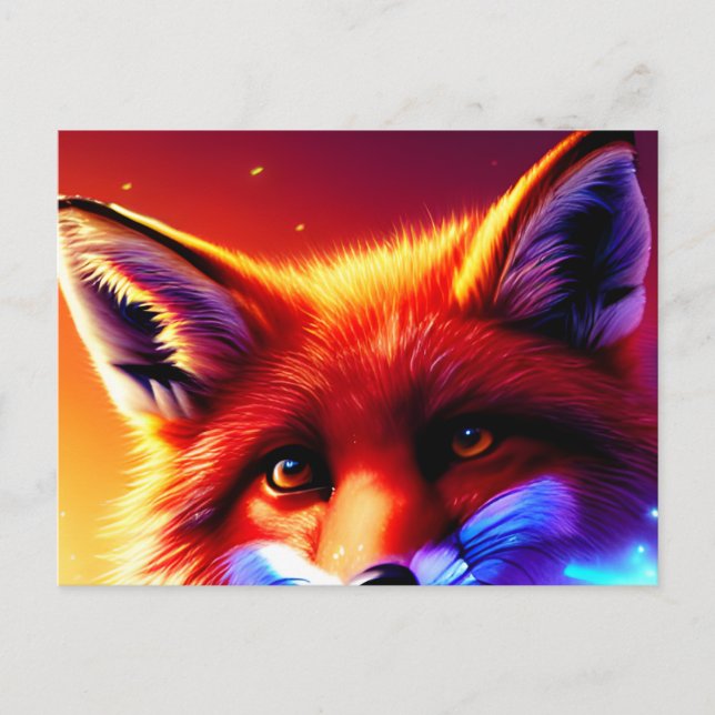 Postal Magic Fox Dreams (Anverso)