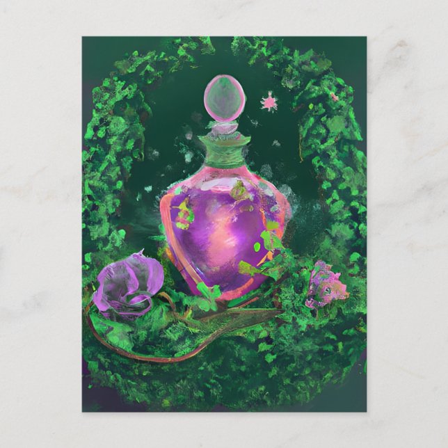 Postal Magic Potion and Ivy (Anverso)
