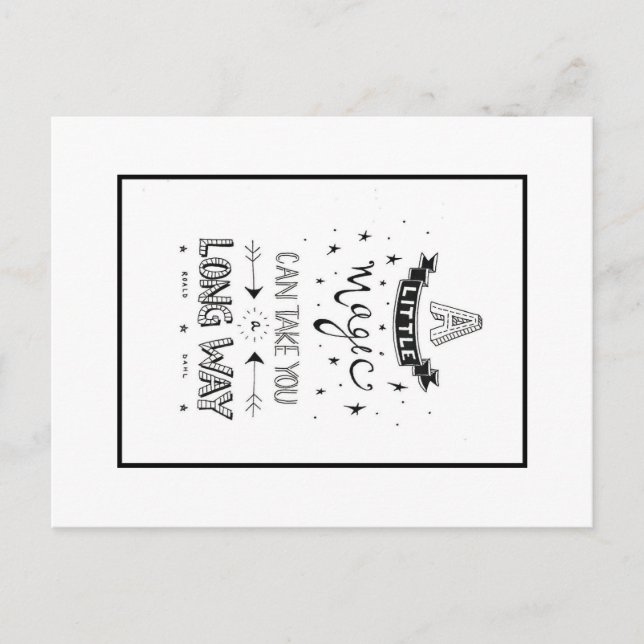 Postal mágica (Anverso)