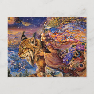 Postal mágica de hadas