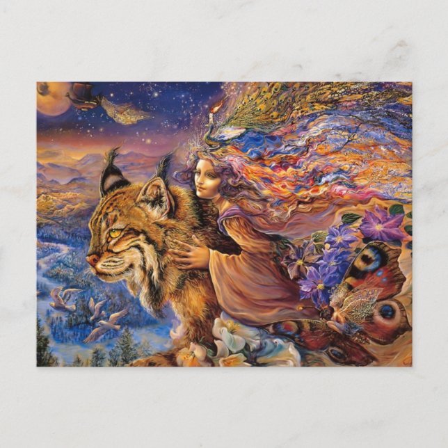 Postal mágica de hadas (Anverso)